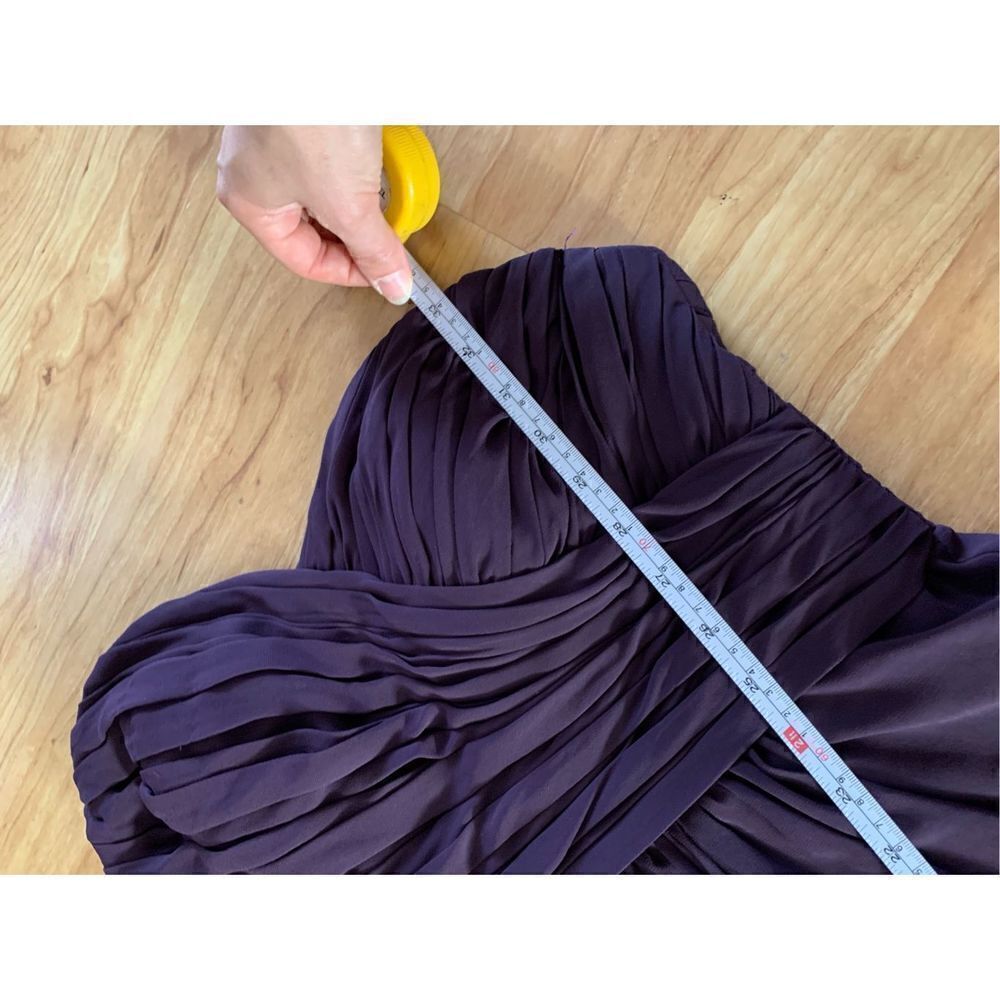 Bill Levkoff Purple strapless dress size 14 - Picture 10 of 10
